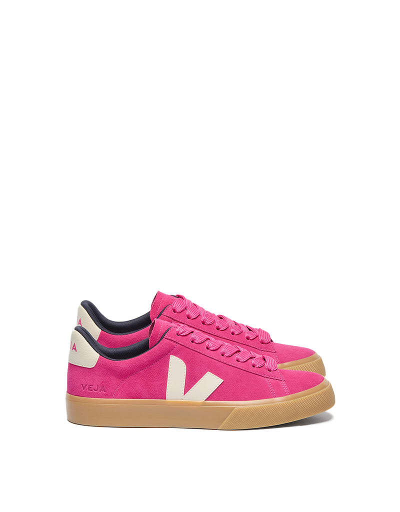Veja CAMPO BOLD SUEDE PINK PIERRE NATURAL