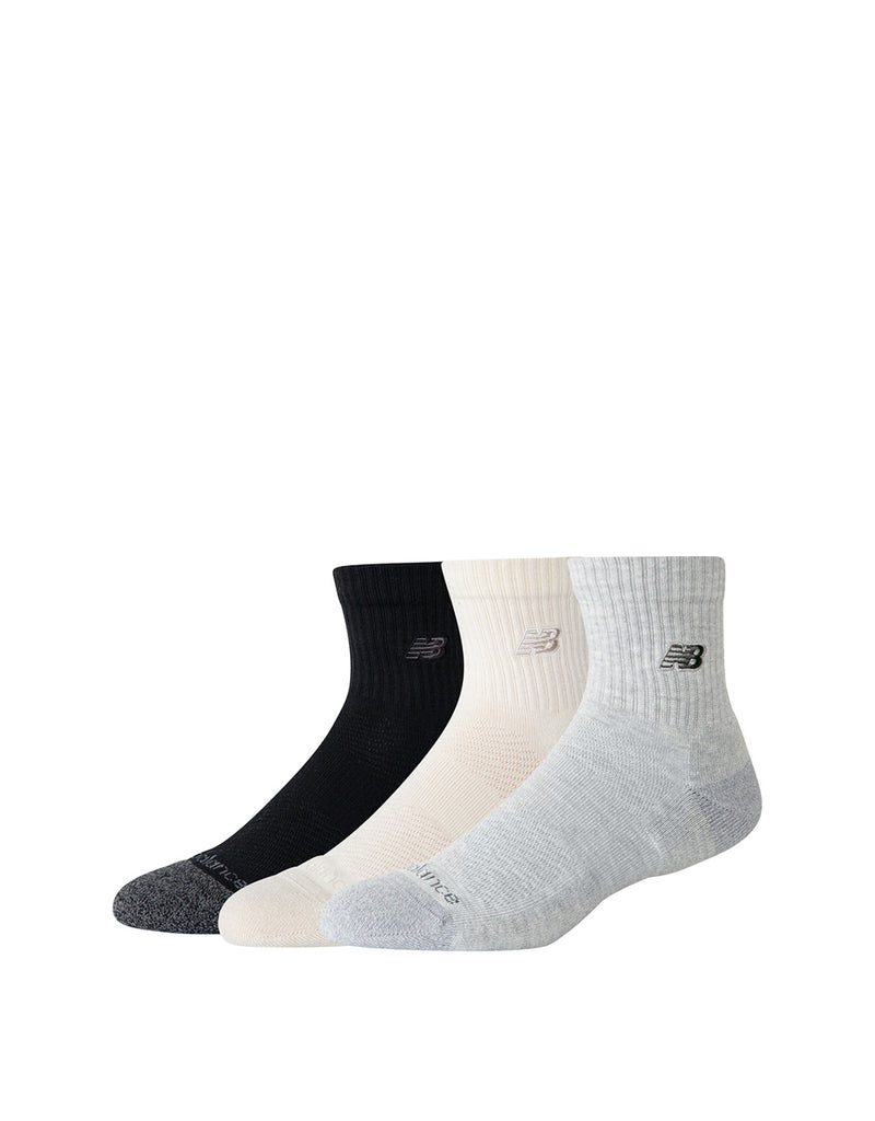New Balance ACTIVE PREMIUM QUARTER SOCKS 3 PACK