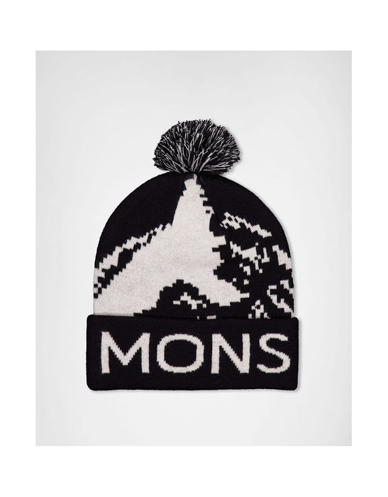 MTN PIXEL MERINO POM POM BEANIE