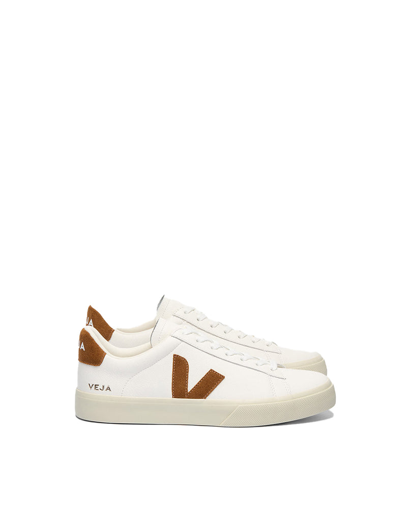 Veja CAMPO LEATHER WHITE COGNAC