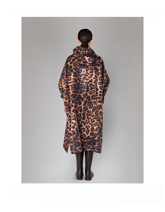 DARK LEOPARD - RAIN PONCHO