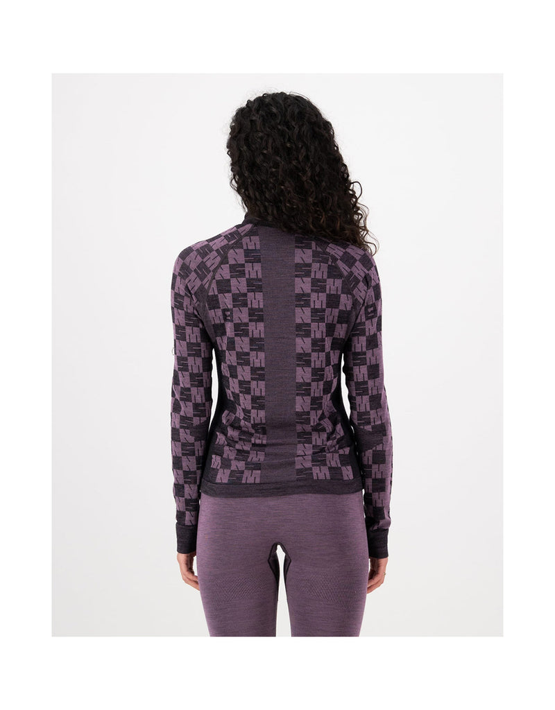 Mons Royale WOMEN'S ASCENDER MERINO BASE LAYER MOCK NECK LONG SLEEVE (2)