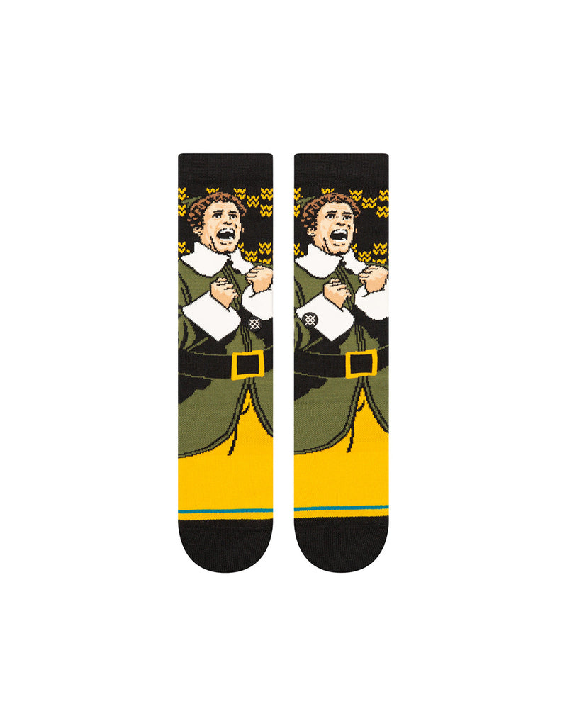 Stance ELF X STANCE SMILING'S MY FAVORITE CREW SOCKS (2)