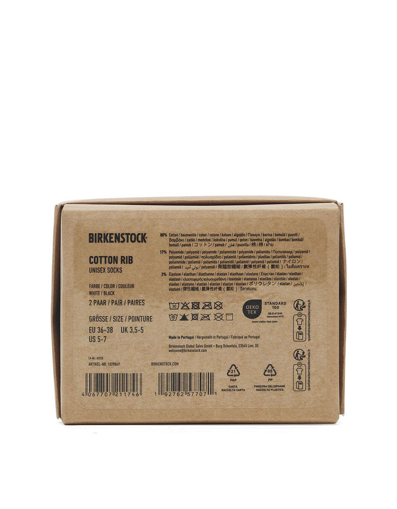 Birkenstock COTTON RIBBED SOCKS MULTI PACK (2)