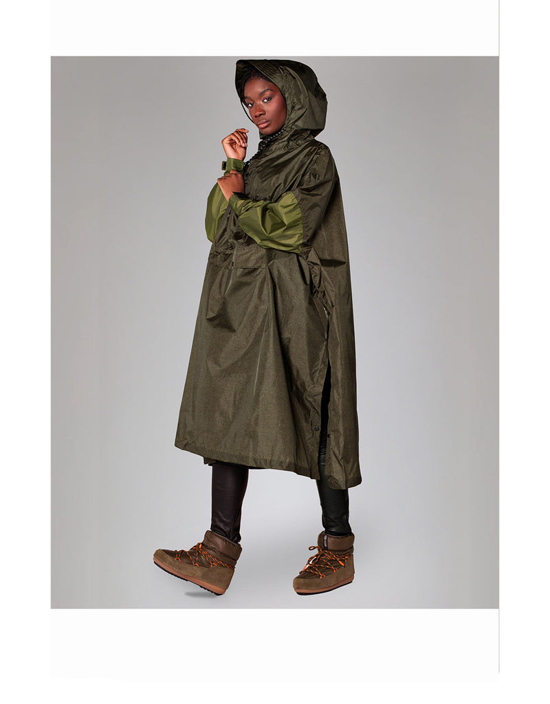 Rainkiss HERRINGBONE - RAIN PONCHO