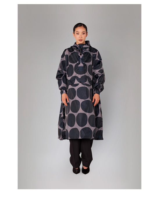 BLACK POLKA - RAIN PONCHO
