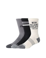 New Balance LIFESTYLE GRAPHIC CREW SOCKS 3 PACK