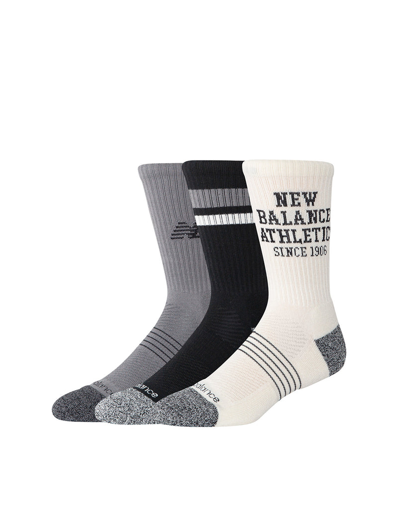 New Balance LIFESTYLE GRAPHIC CREW SOCKS 3 PACK