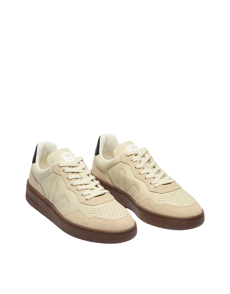 Veja V-90 LEATHER PIERRE ALMOND BLACK (3)