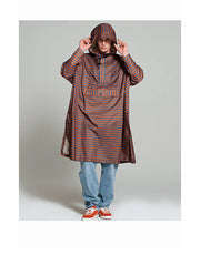 Rainkiss BRETON BORWN BLUE - RAIN PONCHO