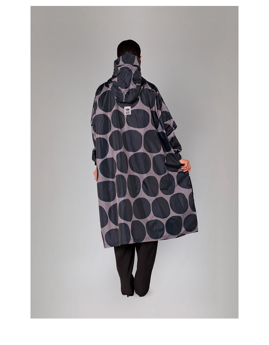 BLACK POLKA - RAIN PONCHO