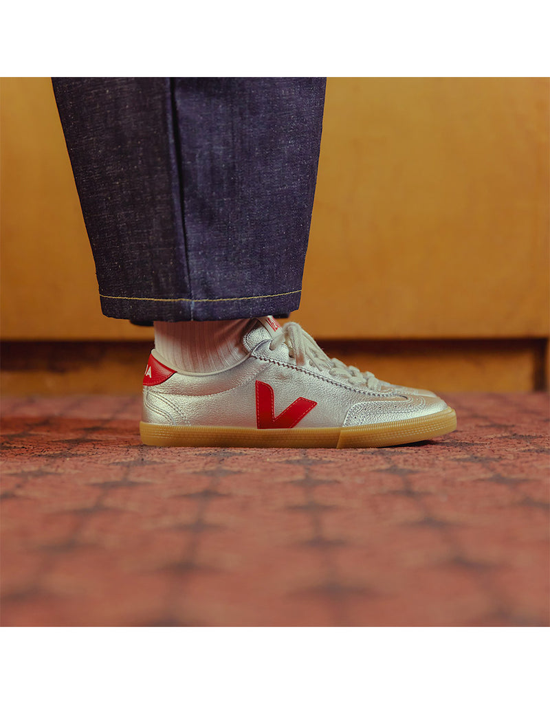 Veja VOLLEY LEATHER SILVER PEPPER (4)
