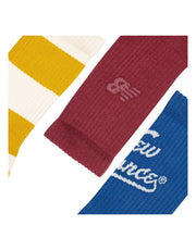 New Balance LIFESTYLE GRAPHIC CREW SOCKS 3 PACK (4)