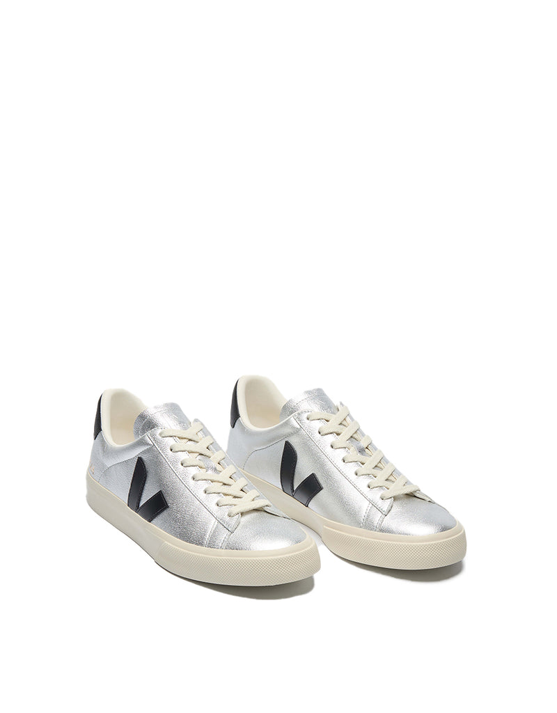 Veja CAMPO LEATHER SILVER BLACK (2)