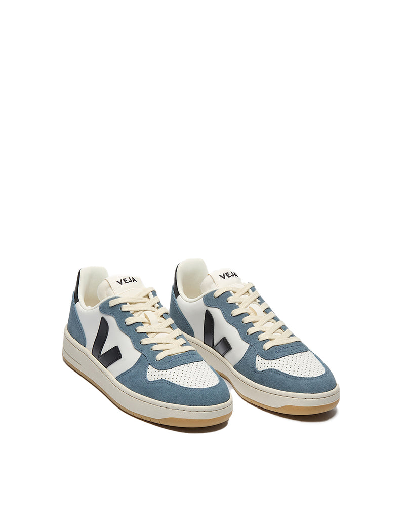 Veja V-10 LEATHER WHITE BLACK CALIFORNIA (2)