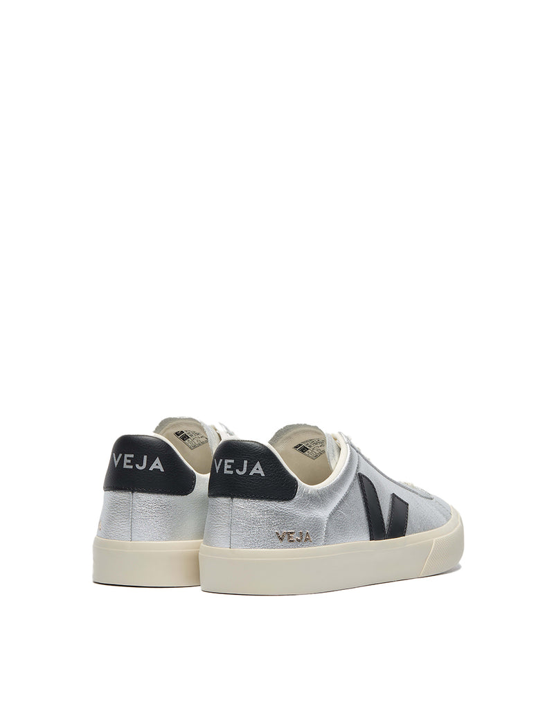 Veja CAMPO LEATHER SILVER BLACK (3)