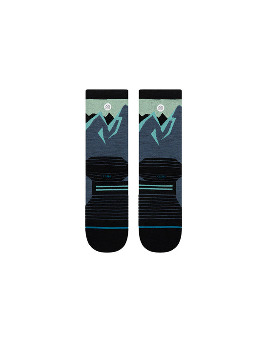 ICY MOUNTAIN LIGHT WOOL CREW SOCKS
