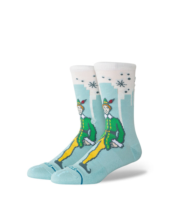 ELF X STANCE BIG CITY ELF CREW SOCKS
