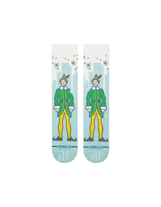 ELF X STANCE BIG CITY ELF CREW SOCKS