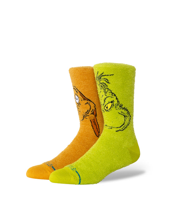 THE GRINCH X STANCE GRINCH AND MAX CREW SOCKS