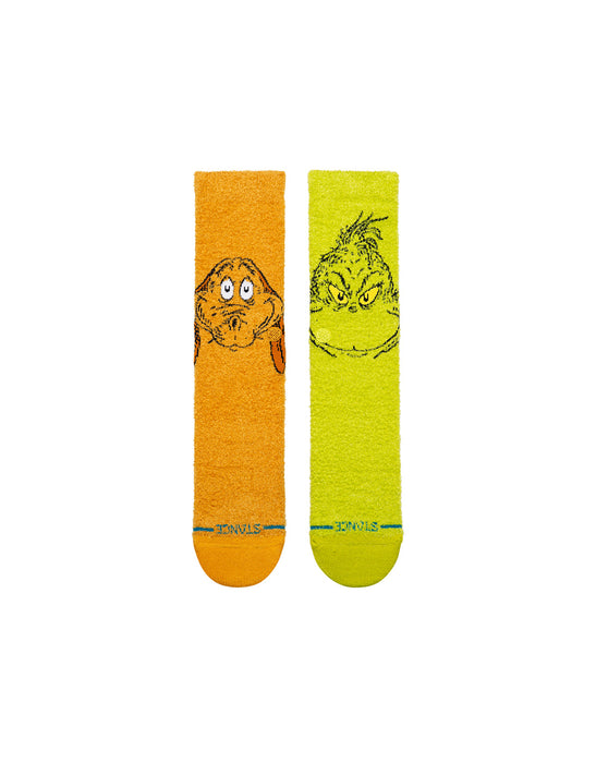 THE GRINCH X STANCE GRINCH AND MAX CREW SOCKS