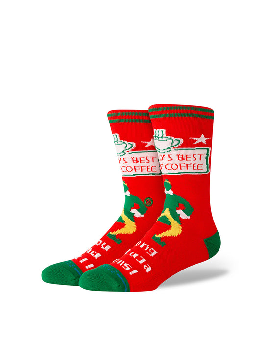 ELF X STANCE WORLDS BEST CREW SOCKS