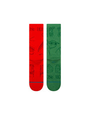 Stance HOME ALONE X STANCE HOME ALONE CREW SOCKS (3)