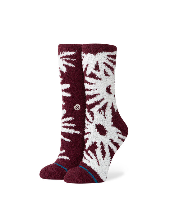 WOMENS DAISIES COZY CREW SOCKS