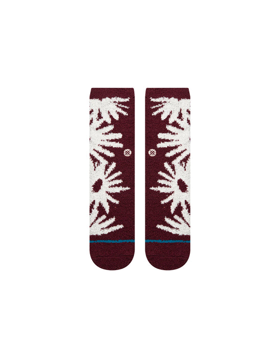 WOMENS DAISIES COZY CREW SOCKS