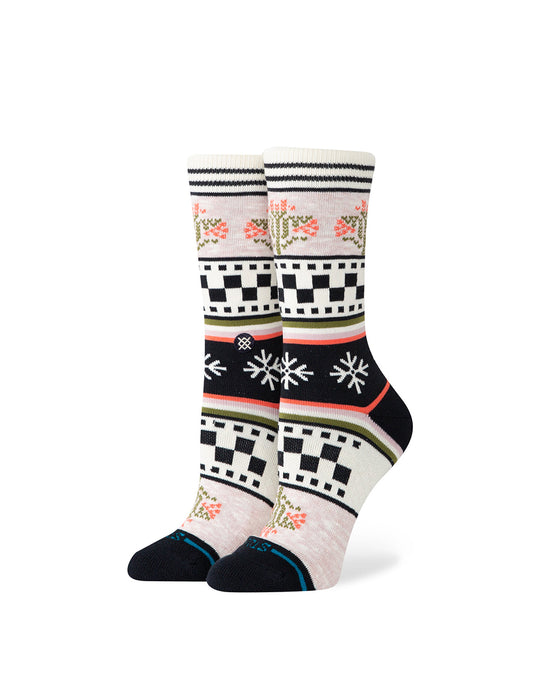 WOMENS WINTER BLOOM CREW SOCKS