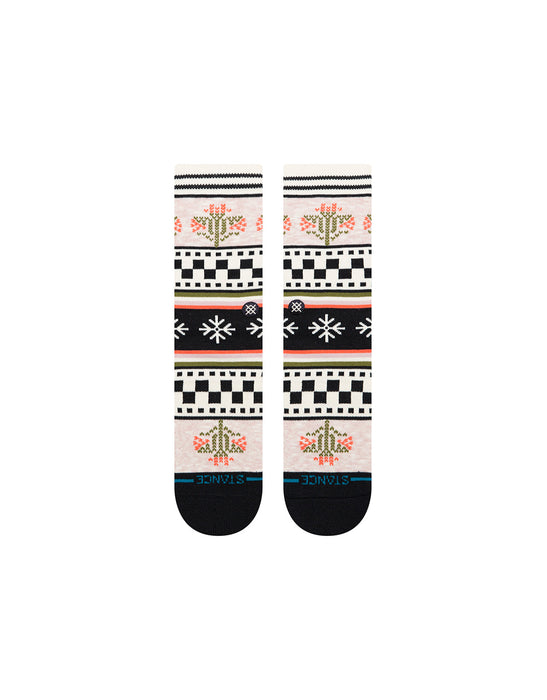 WOMENS WINTER BLOOM CREW SOCKS