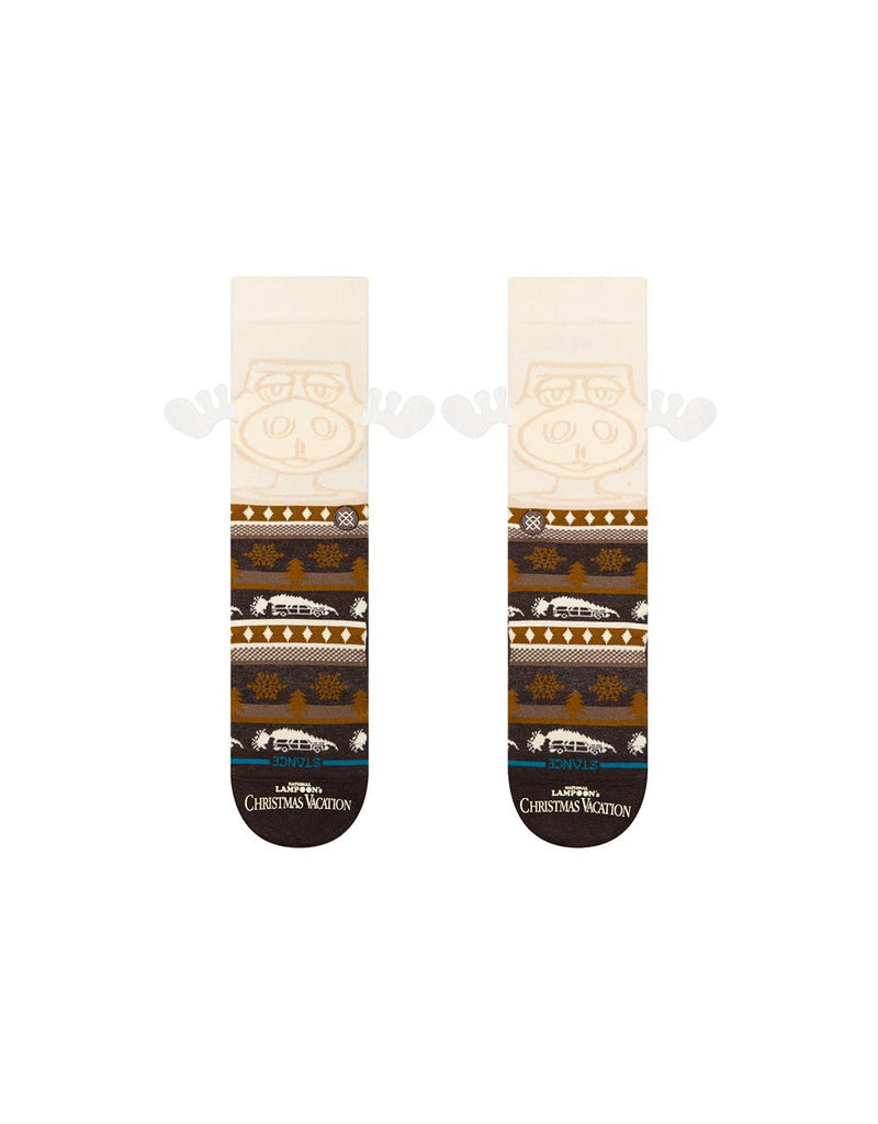 Stance CHRISTMAS VACATION X STANCE HAVE SOME EGGNOG CREW SOCKS (2)
