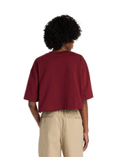 New Balance ATHLETICS PREMIUM CHEST LOGO CROPPED T-SHIRT - WT51908MHB (2)