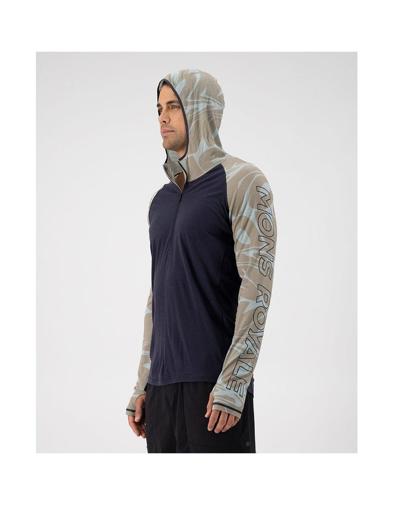 Mons Royale MEN'S TEMPLE MERINO LONG SLEEVE HOOD (3)