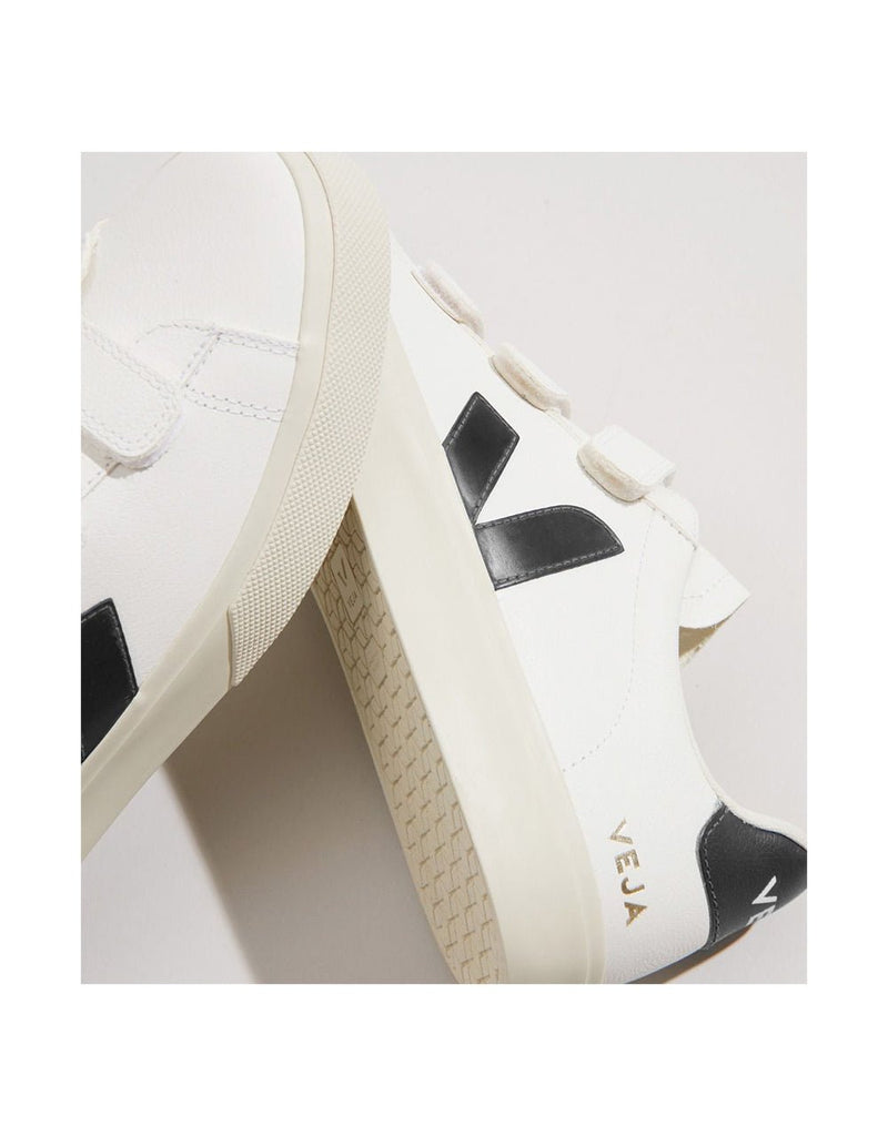Veja RECIFE CHROMEFREE LEATHER WHITE BLACK (4)