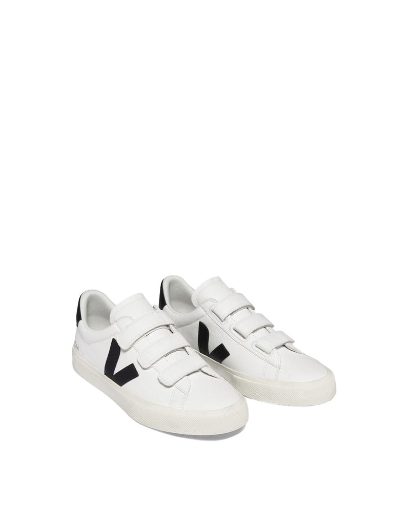 Veja RECIFE CHROMEFREE LEATHER WHITE BLACK (2)