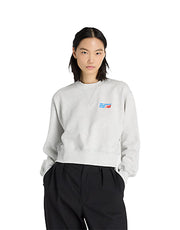 New Balance ATHLETICS PREMIUM LOGO RELAXED CROP CREW - WT53507AHH