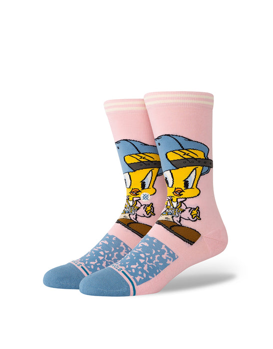 LOONEY TUNES X STANCE TWEETY CREW SOCKS