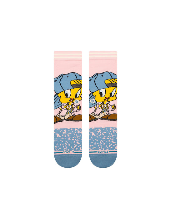 LOONEY TUNES X STANCE TWEETY CREW SOCKS