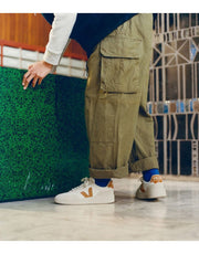 Veja V-90 OT LEATHER WHITE UMBER (4)