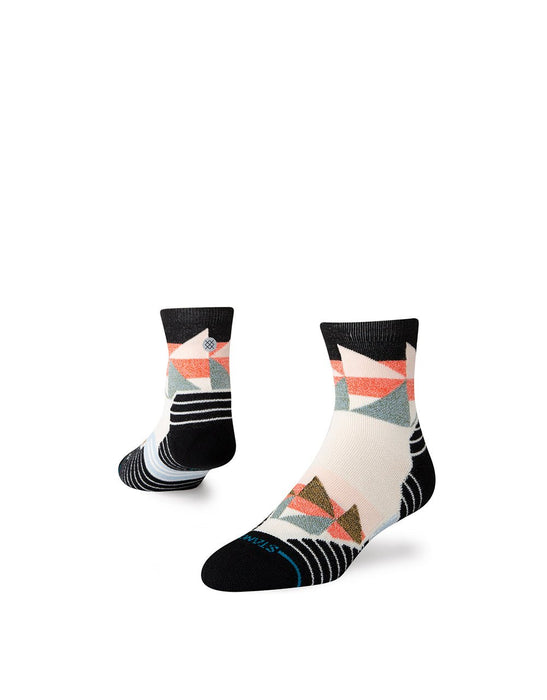 WOMENS TRI WOOL MID QUARTER SOCKS