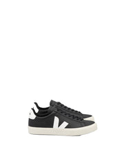 Veja CAMPO CHFREE LEATHER BLACK_WHITE