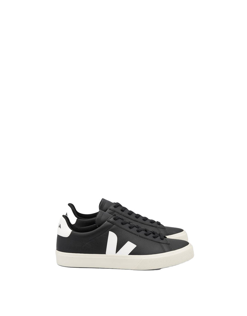 Veja CAMPO CHFREE LEATHER BLACK_WHITE